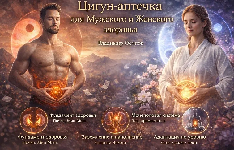Цигун-аптечка для Мужского и Женского здоровья. Тариф Стандарт (Владимир Осипов)