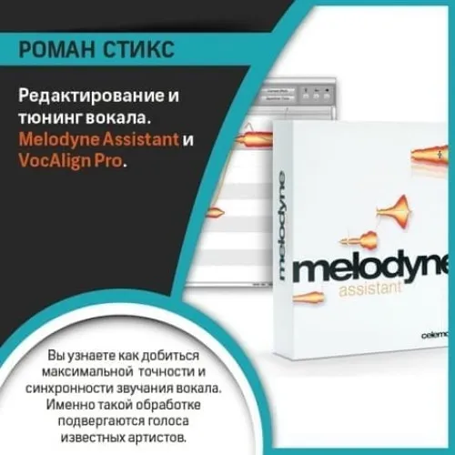 [OnlineMasterClass] Редактирование вокала. Melodyne assistant и VocAlign Pro (Роман Стикс)