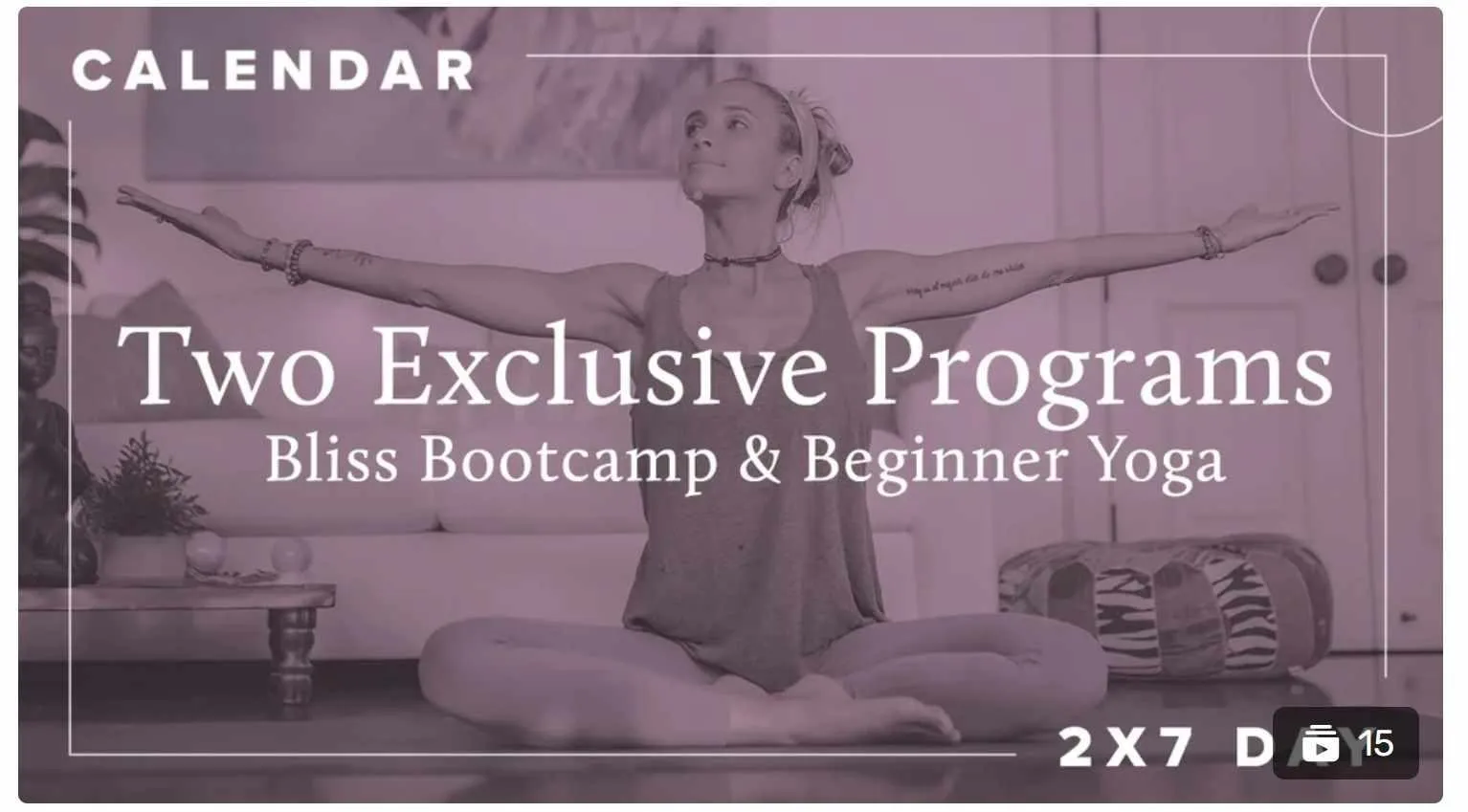 Boho Beautiful Official. Calendars. Two Exclusive Programs | Blissful Bootcamp & Beginner Yoga (bohobeautiful)