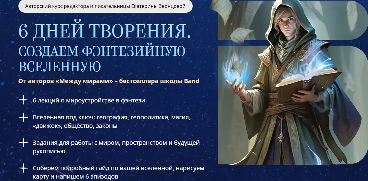 [Bandband] Создаем фэнтезийную вселенную (Екатерина Звонцова)