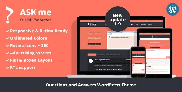 [themeforest] Ask Me - адаптивный шаблон v1.9