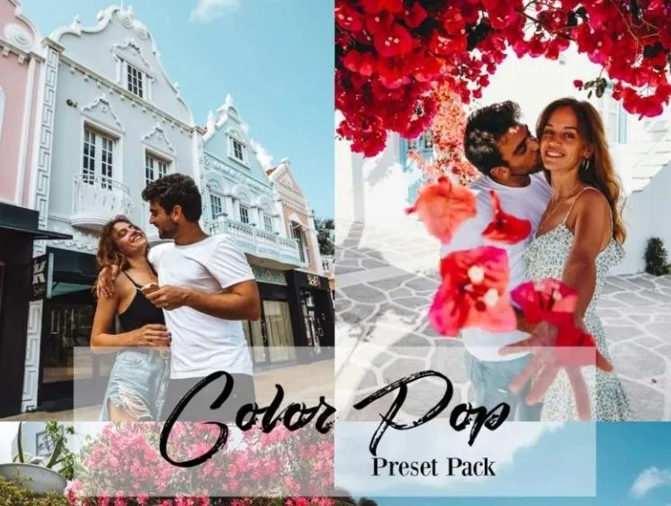 Шикарные летние пресеты для портретов. Color Pop Pack - Desktop, Mobile (Stay Close Travel Far)
