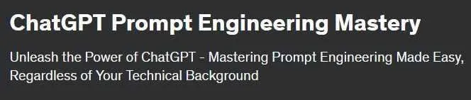 [Udemy] ChatGPT мастер проектирования промптов (Chetan Pujari)