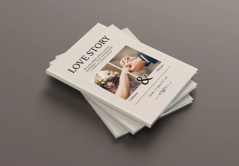 PSD-Шаблон свадебного альбома Love Story 21x30 (Ирина Миронова)