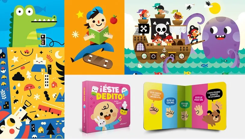 [Domestika] Иллюстрация и дизайн детских книг / Illustration and Design of Children’s Books (Карлос Игера)