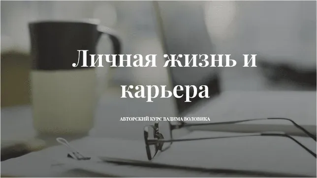 Личная жизнь и карьера (Вадим Воловик)