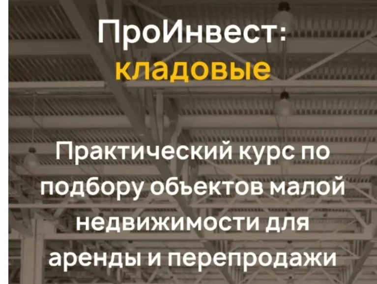 ПроИнвест: кладовые. Тариф Лайт (Максим Гурлёв)