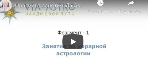 Хорарная астрология. Месяц 2 (Юлия Береговая)