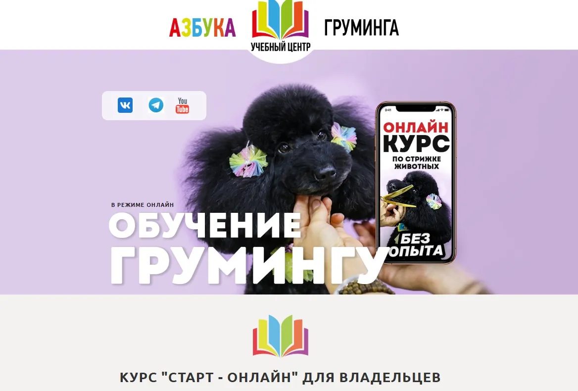 [Азбука Груминга] Обучение грумингу. Старт-онлайн. Тариф для дома (Дарья Казимова)
