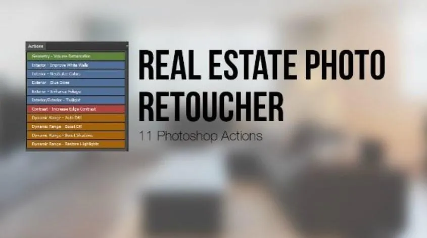 [CreativeMarket] Экшены для Photoshop Ретушь объектов недвижимости / Real Estate Photo Retoucher