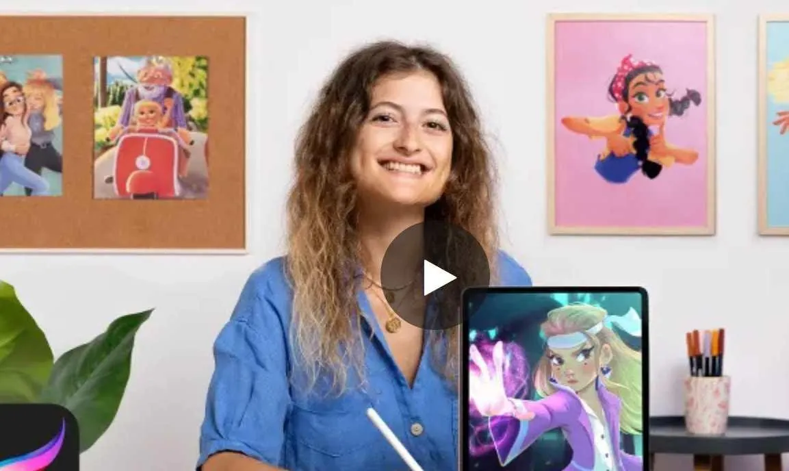 [Domestika] Дизайн женского мультяшного персонажа в Procreate / Female Cartoon Character Design with Procreate (Isabella Agosti)
