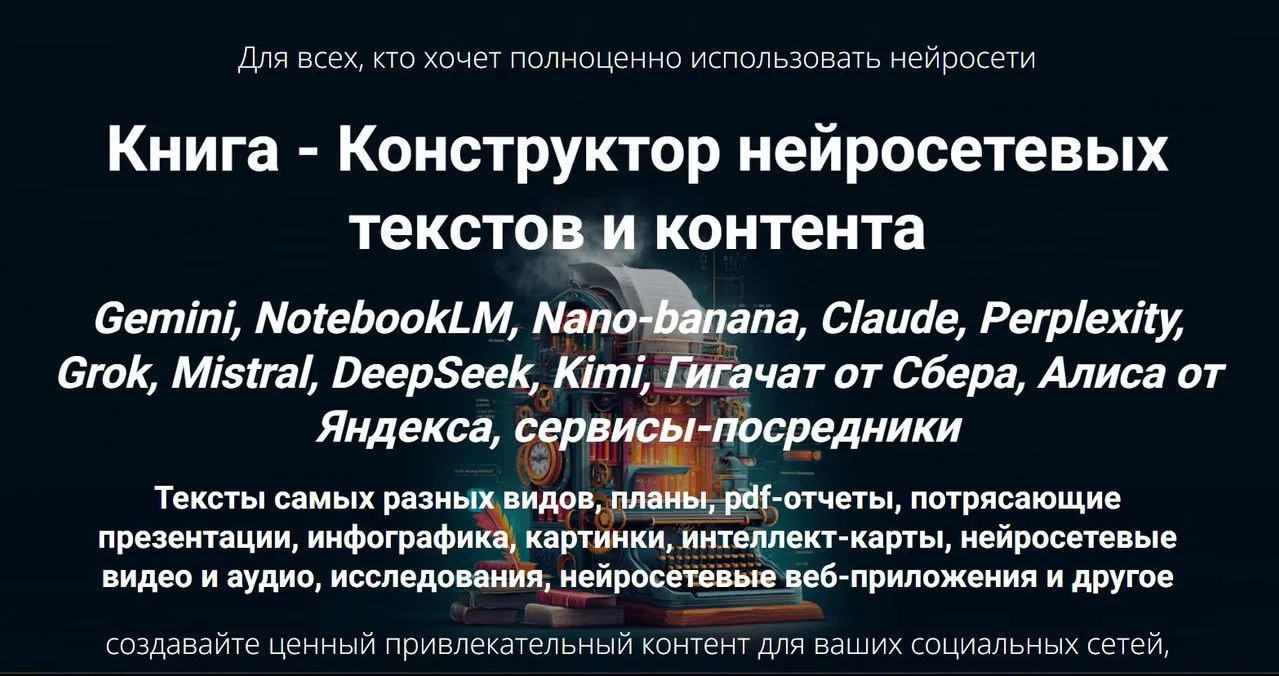 Конструктор нейросетевых текстов 2026 (Дмитрий Зверев)
