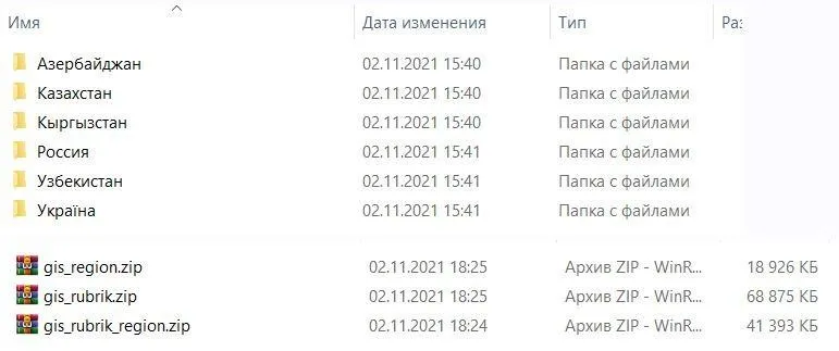 [parseronline] Полная база 2Gis. Октябрь 2021