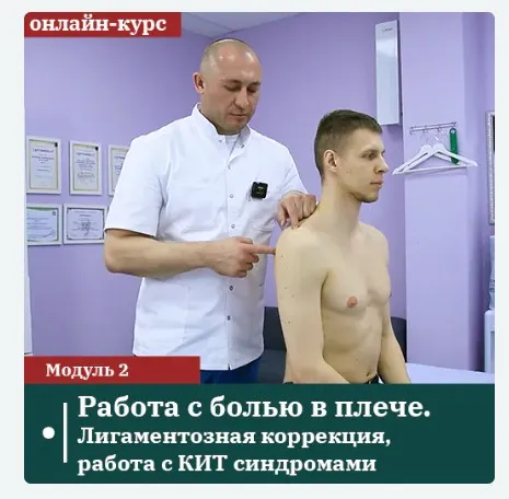 [Сандал] Работа с болью в плече. Модуль 2: лигаментозная коррекция, работа с КИТ синдромами (Антон Циванюк)