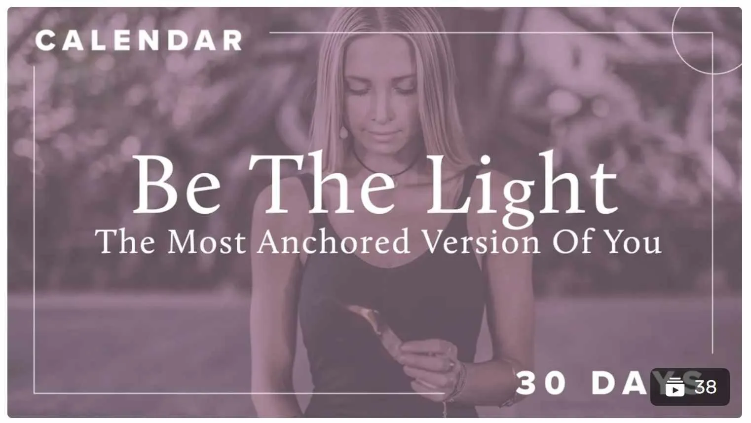 Boho Beautiful Official. Calendars. Be The Light | 30 Day Exclusive Yoga Calendar (bohobeautiful)