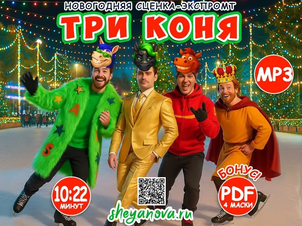 Новогодняя музыкальная сказка Три коня (Любовь Шеянова)