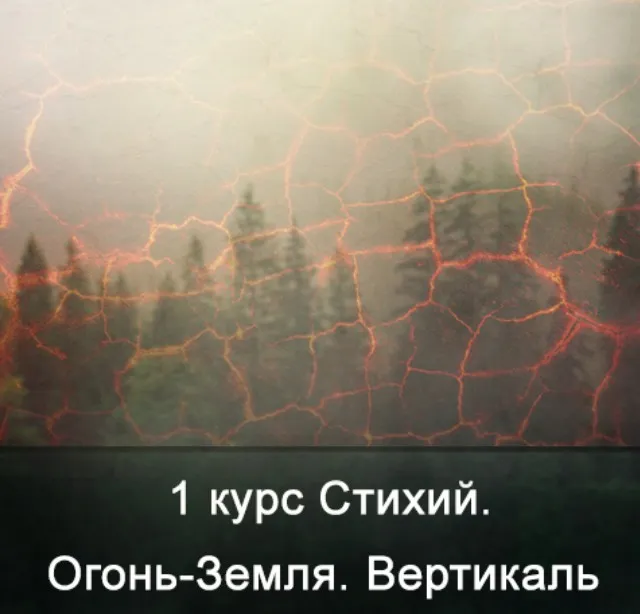 [Школа Меньшиковой] 1 курс Стихий. Огонь-Земля. Вертикаль (Ксения Меньшикова)