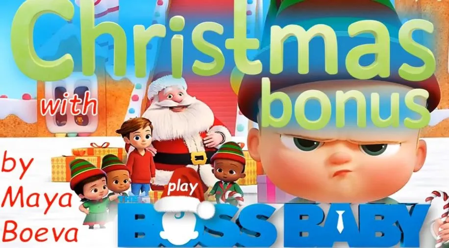 [Maya's English] Christmas bonus for 1-2 grades! With the Boss Baby! (Майя Боева)