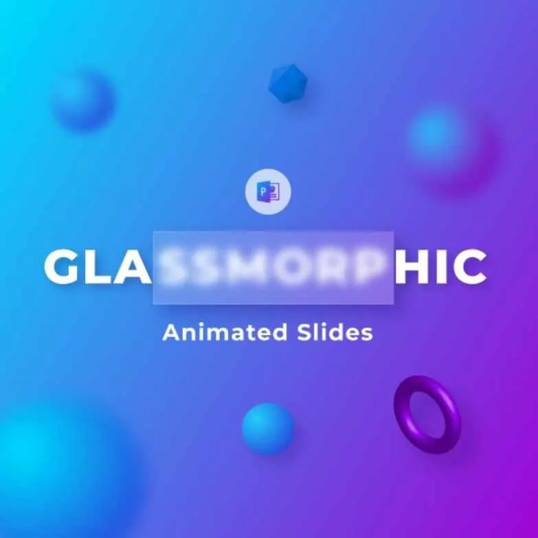 [PowerPoint] Glassmorphism Powerpoint Presentation (Abert84)