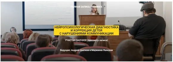 Нейропсихологическая диагностика и коррекция детей с нарушениями коммуникации (Андрей Цветков)