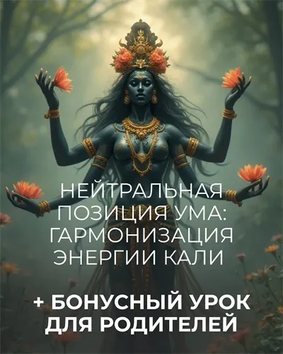 Нейтральная позиция Ума: гармонизация энергии Кали. Мини-курс с бонусным уроком для родителей (Катя Баллеста)