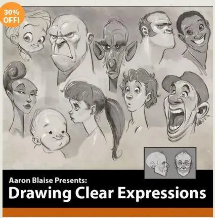 Как рисовать лица и четкие выражения / Aaron Blaise: Drawing Human Anatomy (Аарон Блейз)