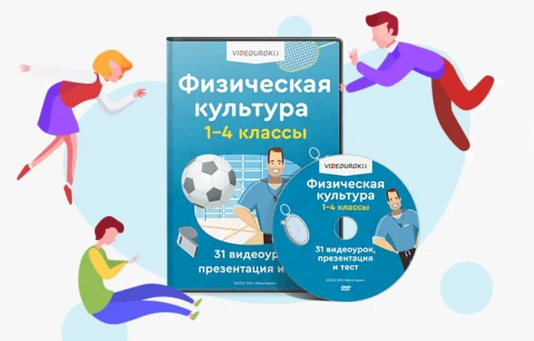 [Videouroki] Комплект материалов по физкультуре для 1–4 классов на весь учебный год