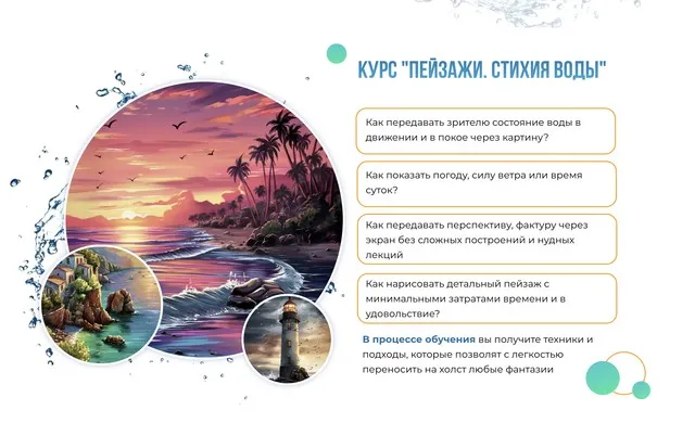 [Bengala.art] Пейзажи. Стихия воды (Ирина Глушкова)