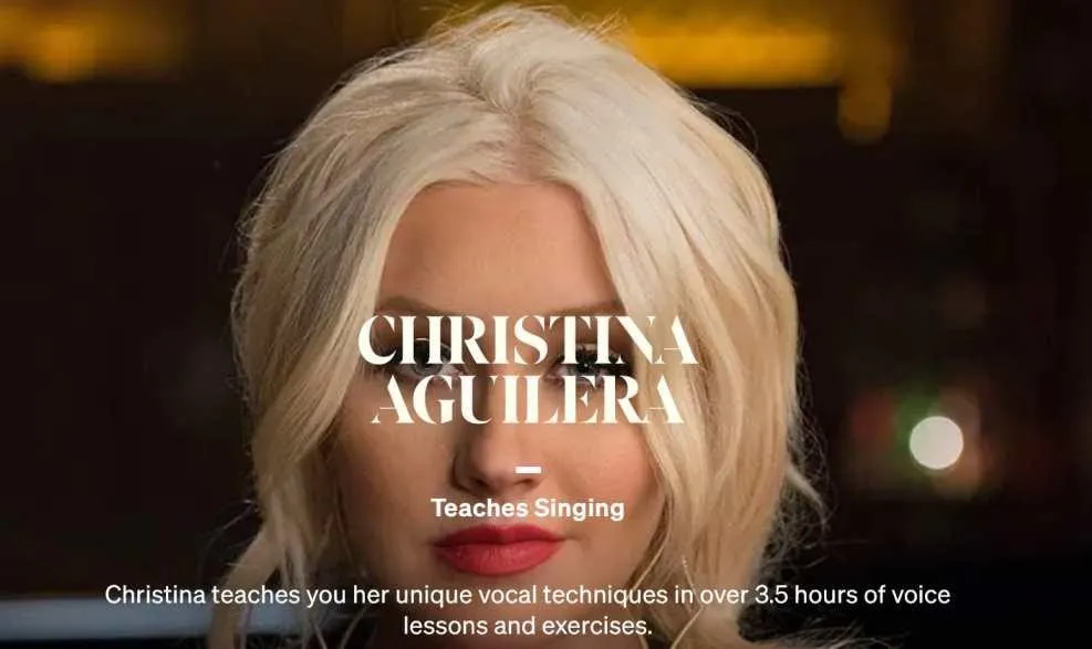 [MasterClass] Christina Aguilera Teaches Singing (Christina Aguilera)
