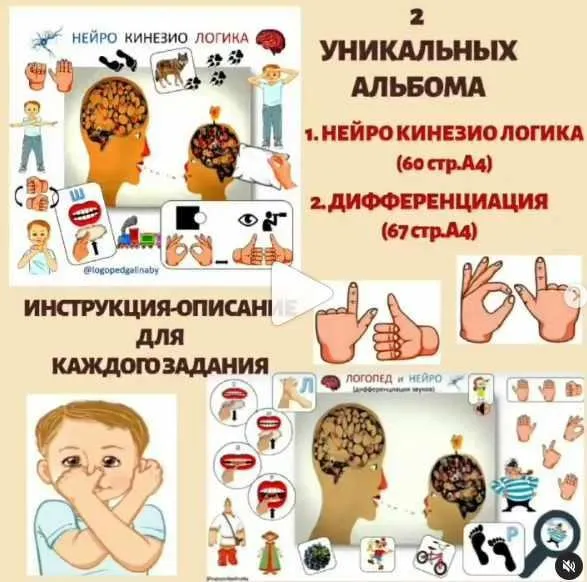 2 альбома для нейромоторгого и логопедического развития (Галина Лашковская)