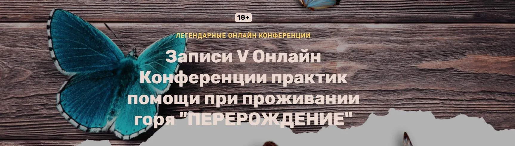 Перерождение. V онлайн конференция практик помощи при проживании горя. Запись всех мастер классов (Ольга Кавер, Леонид Тальпис)