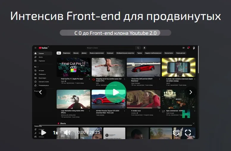 [htmllessons] Интенсив Front-end для продвинутых (Максим Шушвал)