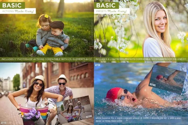 Basic Actions и Lightroom Presets Made Easy! (BP4U)