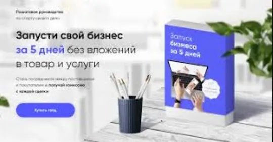Гайд Запусти свой бизнес за 5 дней без вложений в товар и услуги. Тариф - Бизнес PRO (Артур Абдуллин)