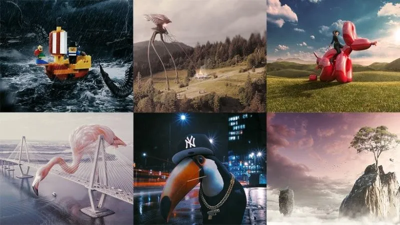 [Доместика] Сюрреалистический фотомонтаж в Photoshop  (Карлос Хименес Варель)