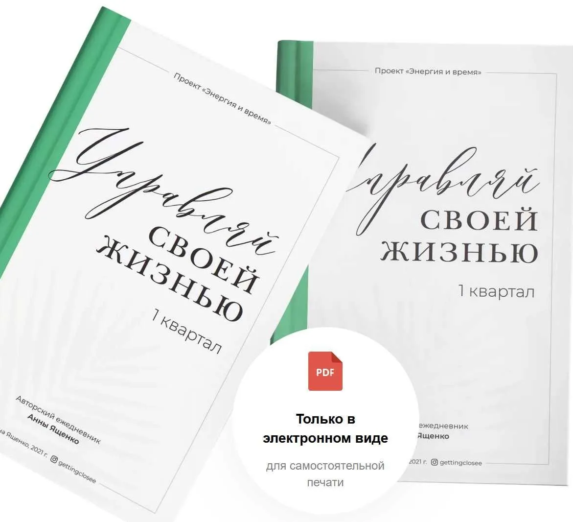 Авторский ежедневник «Управляй своей жизнью». 4 квартала 2022 (Анна Ященко)
