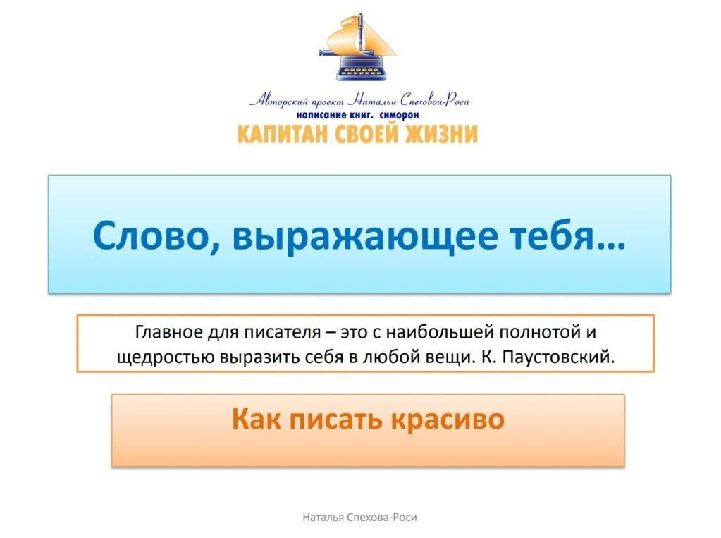 Как писать красиво. Дневник акына (Наталья Спехова-Роси)