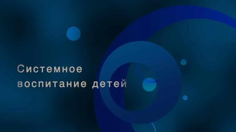 Системное воспитание детей (Полина Малашкевич)