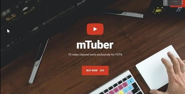 Плагин для Final Cut Pro - mTuber (motionvfx.com)