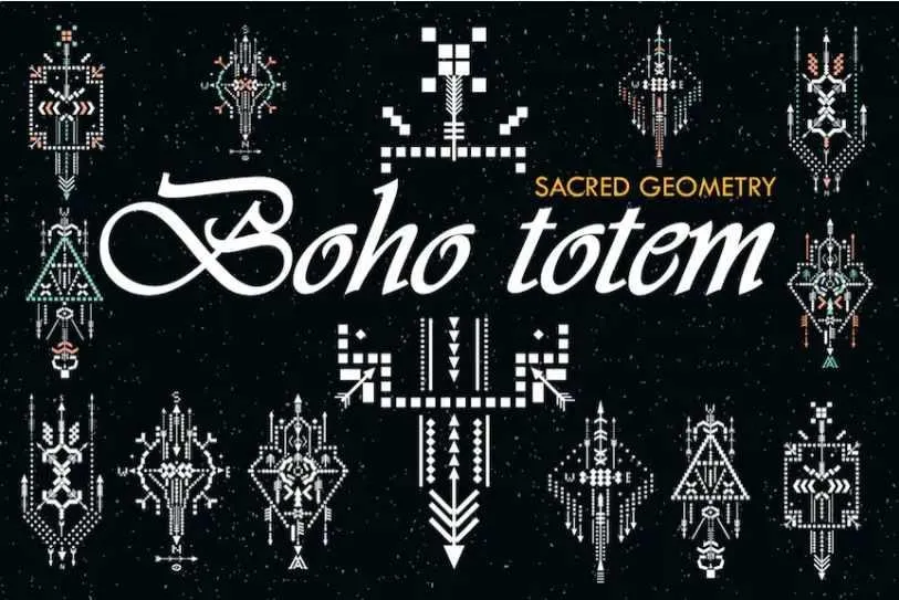[Envato Market] Тотем Бохо. Священная геометрия