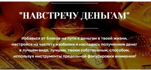 Навстречу деньгам. Тариф Самостоятельный (Марина Майская)
