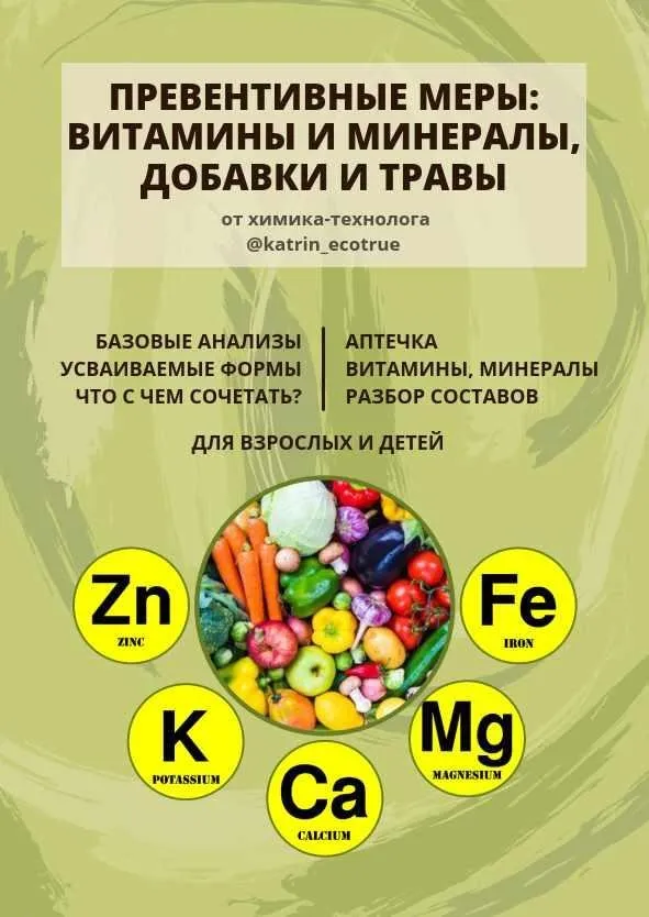 Превентивные меры: витамины и минералы, добавки и травы (katrin_ecotrue)