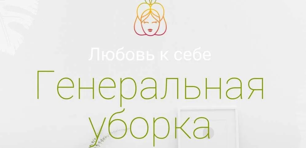 Любовь к себе. Генеральная уборка (Юлия Чай)