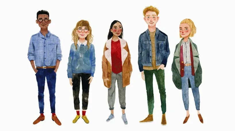 [Domestika] Персонажи в акварельной смешанной технике (Валентина Армстронг)