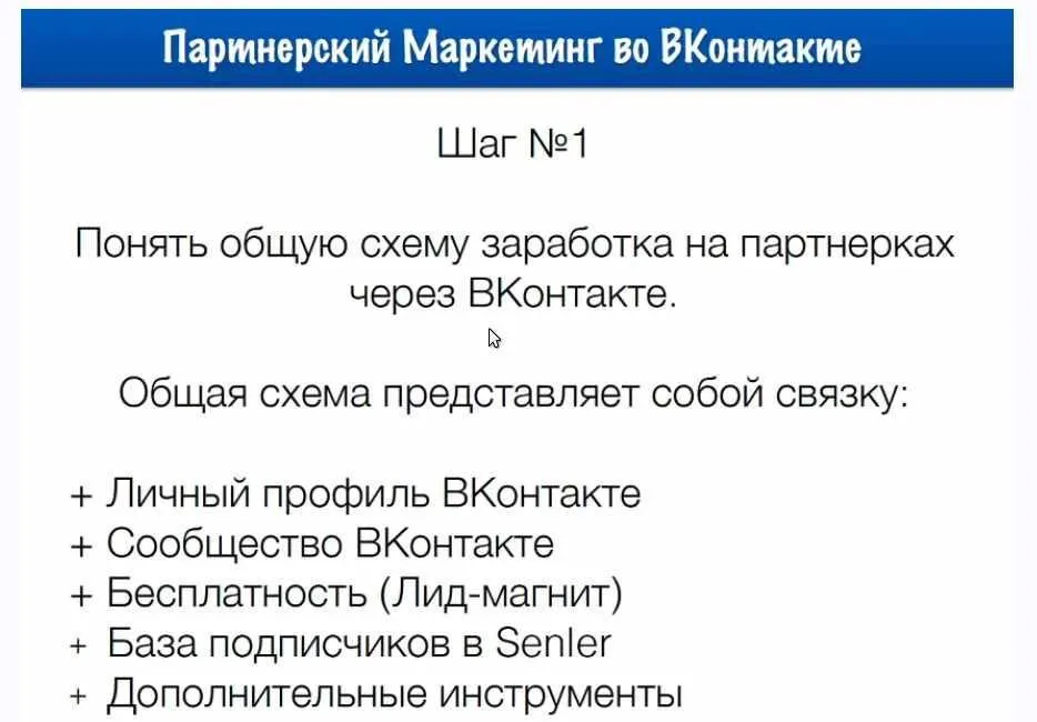 Партнерский Маркетинг во ВКонтакте (Евгений Вергус, Виктория Карпова)