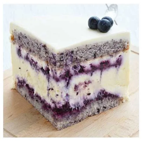 Техническая карта торт «Черничный с чизкейком» (selfsweets_spb)