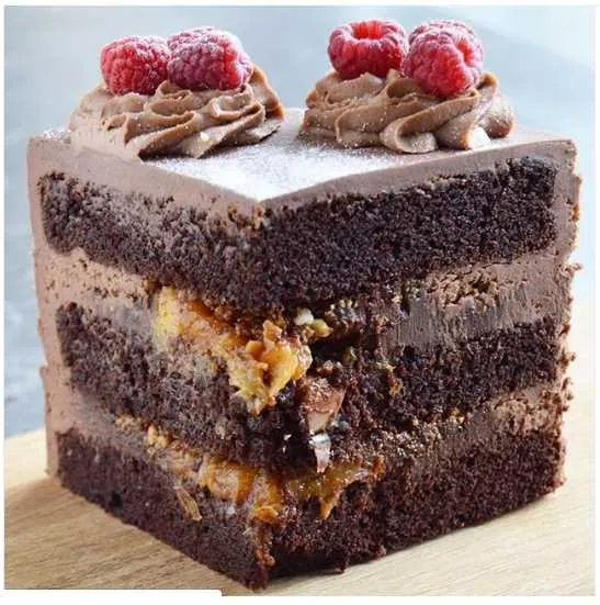 Технологическая карта торт «Трюфельный с персиком» (selfsweets_spb)