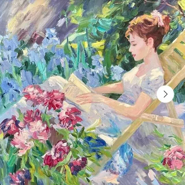 Девушка. Импрессионизм. по В. Бернадскому (Игорь Сахаров)