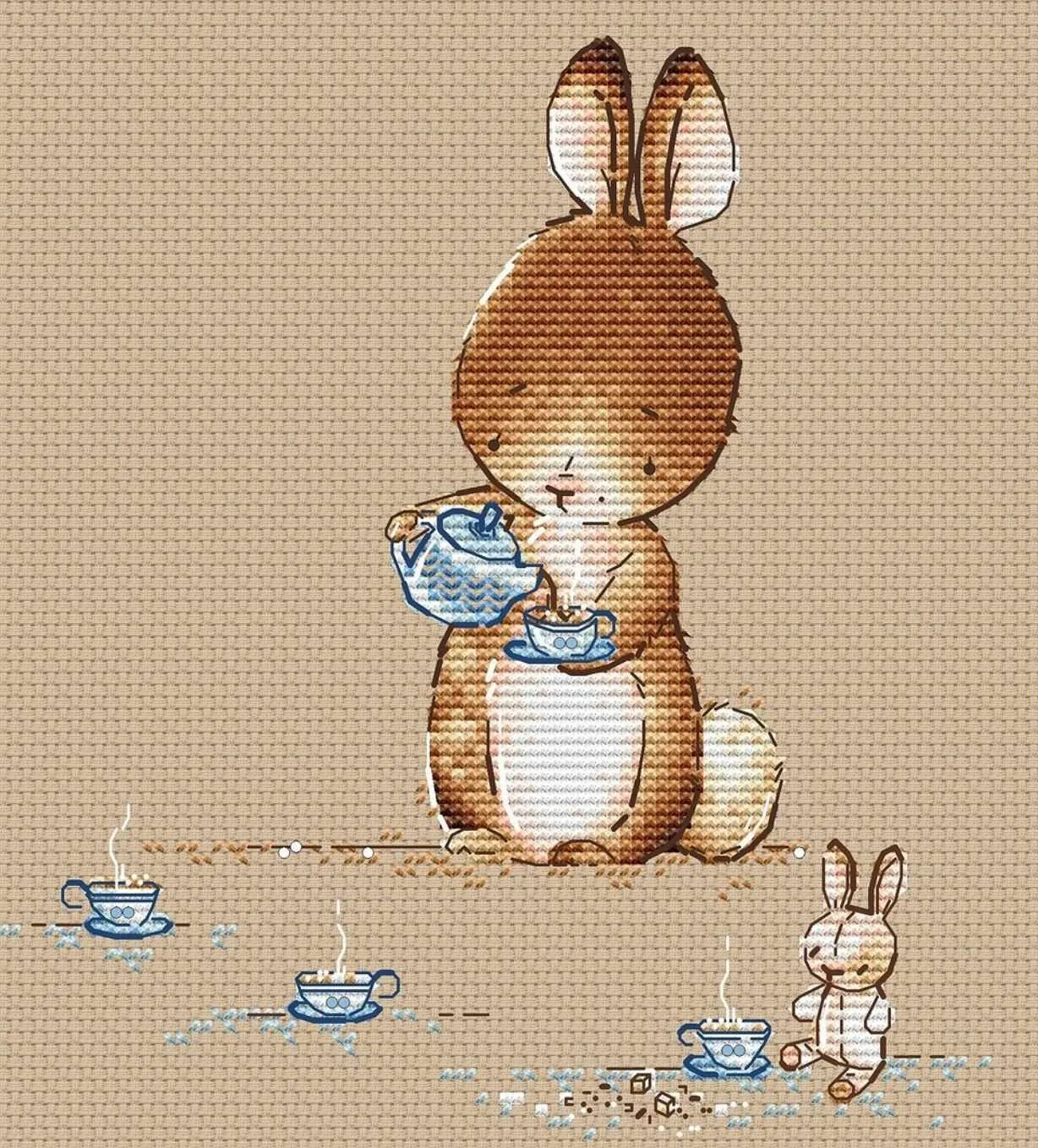 [Вышивка] Время чая/Tea Time (Светлана Немирицкая)