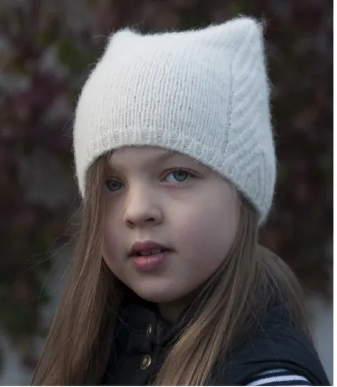 Вязаная детская шапка Meow-Meow Hat [knitterra]